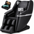 4D Massage Chair Full Body Zero Gravity, Shiatsu Massage Chairs and Recliners with Heating, Bluetooth, Voice Control and APP Control, Black