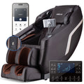 BOSSCARE Full Body Shiatsu Recliner Massage Chair Zero Gravity with USB and Heated, Brown